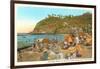 Avalon Beach, Santa Catalina-null-Framed Art Print