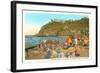 Avalon Beach, Santa Catalina-null-Framed Art Print