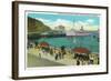 Avalon, California - Portion View of the Bay Front-Lantern Press-Framed Art Print