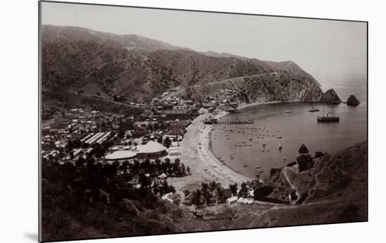 Avalon Harbor, Santa Catalina Island, California 1885-null-Mounted Art Print