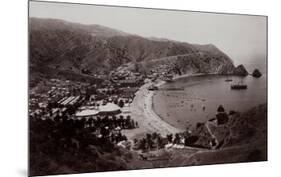 Avalon Harbor, Santa Catalina Island, California 1885-null-Mounted Art Print