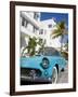 Avalon Hotel and Classic Car on South Beach, City of Miami Beach, Florida, USA, North America-Richard Cummins-Framed Photographic Print