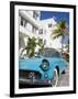 Avalon Hotel and Classic Car on South Beach, City of Miami Beach, Florida, USA, North America-Richard Cummins-Framed Photographic Print