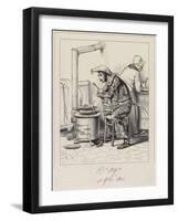 Avancez-Moi, Donc Cent Sous M'Man. . ., 1838-Paul Gavarni-Framed Giclee Print