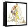 Avant-Garde Wedding Gown-null-Framed Stretched Canvas