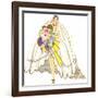 Avant-Garde Wedding Gown-null-Framed Art Print