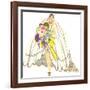 Avant-Garde Wedding Gown-null-Framed Art Print