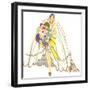 Avant-Garde Wedding Gown-null-Framed Art Print