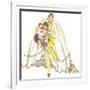 Avant-Garde Wedding Gown-null-Framed Art Print