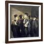Avant l'Audience-Honor‚ Daumier-Framed Giclee Print