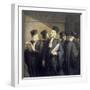Avant l'Audience-Honor‚ Daumier-Framed Giclee Print