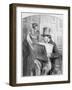 Avant La Lettre, Plate 10 from Les Toquades, 1858-Paul Gavarni-Framed Giclee Print