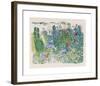 Avant les Courses, Deauville ou Le Paddock-Raoul Dufy-Framed Premium Giclee Print