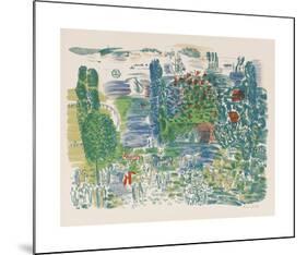 Avant les Courses, Deauville ou Le Paddock-Raoul Dufy-Mounted Premium Giclee Print