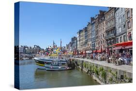 Avant Port, Honfleur, Normandy, France-Lisa S. Engelbrecht-Stretched Canvas