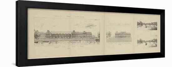 Avant-projet d'une gare au quai d'Orsay-null-Framed Giclee Print