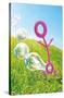 Avanti - Running Bubble Wand-Trends International-Stretched Canvas