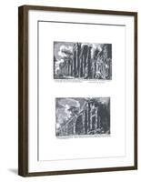 Avanzo degli archi Neroniani-Giovanni Battista Piranesi-Framed Art Print