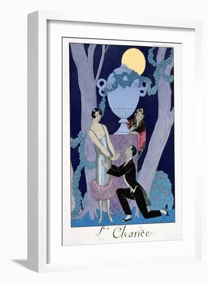 Avarice, 1924-Georges Barbier-Framed Giclee Print