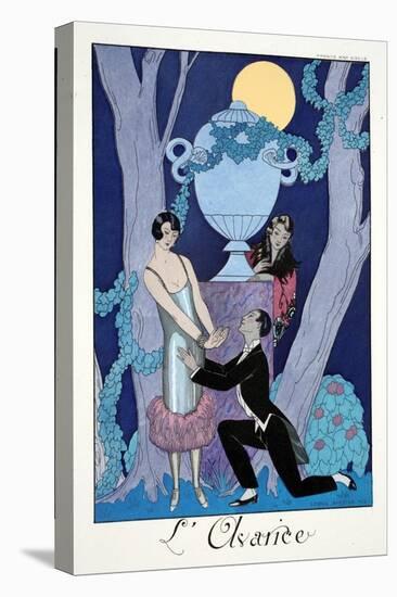 Avarice, from 'Falbalas and Fanfreluches, Almanach des Modes Présentes, Passées et Futures', 1925-Georges Barbier-Stretched Canvas