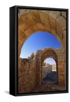 Avdat, Israel, Middle East-Fred Friberg-Framed Stretched Canvas