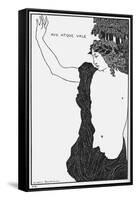 Ave Atque Vale (Hail and Farewel)-Aubrey Beardsley-Framed Stretched Canvas