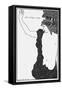 Ave Atque Vale (Hail and Farewel)-Aubrey Beardsley-Framed Stretched Canvas