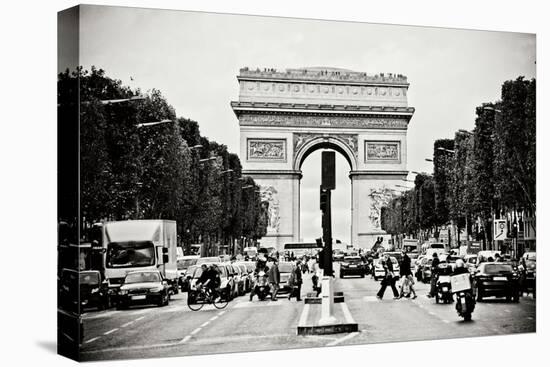 Ave Champs Elysees I-Erin Berzel-Stretched Canvas