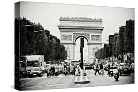 Ave Champs Elysees I-Erin Berzel-Stretched Canvas