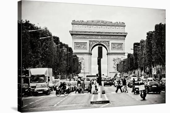 Ave Champs Elysees I-Erin Berzel-Stretched Canvas