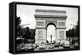 Ave Champs Elysees II-Erin Berzel-Framed Stretched Canvas