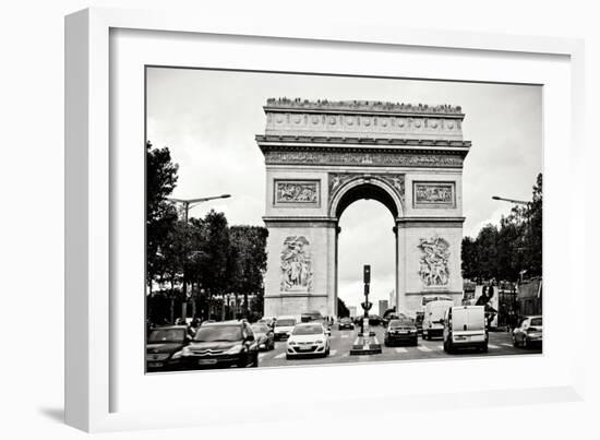 Ave Champs Elysees II-Erin Berzel-Framed Photographic Print