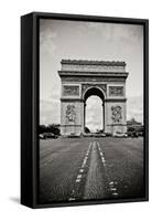 Ave Champs Elysees IV-Erin Berzel-Framed Stretched Canvas