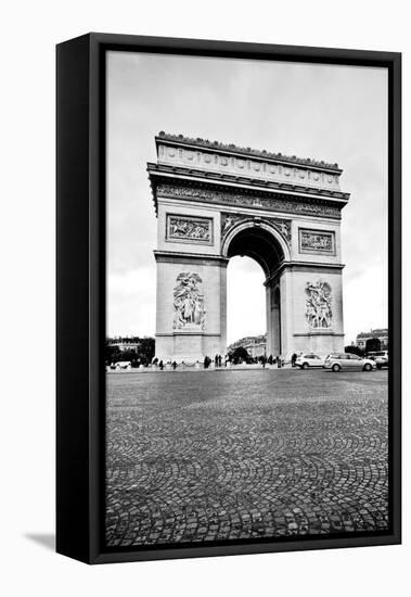 Ave Champs Elysees V-Erin Berzel-Framed Stretched Canvas