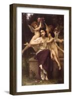 Ave De Primetimes-William Adolphe Bouguereau-Framed Art Print