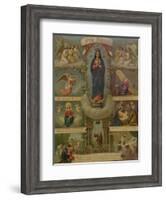 Ave Maria' Prayer Card-null-Framed Giclee Print
