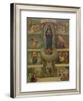 Ave Maria' Prayer Card-null-Framed Giclee Print