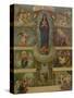 Ave Maria' Prayer Card-null-Stretched Canvas