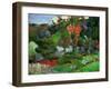 Aven Running Through Pont-aven, 1888-Paul Gauguin-Framed Giclee Print