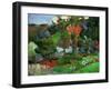 Aven Running Through Pont-aven, 1888-Paul Gauguin-Framed Giclee Print