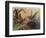 Avenant Confronts a Fearsome Dragon-Warwick Goble-Framed Photographic Print