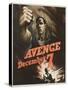 Avenge December 7 Poster-Bernard Perlin-Stretched Canvas