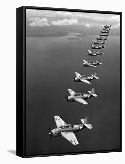Avenger Bombers, 1943-null-Framed Stretched Canvas