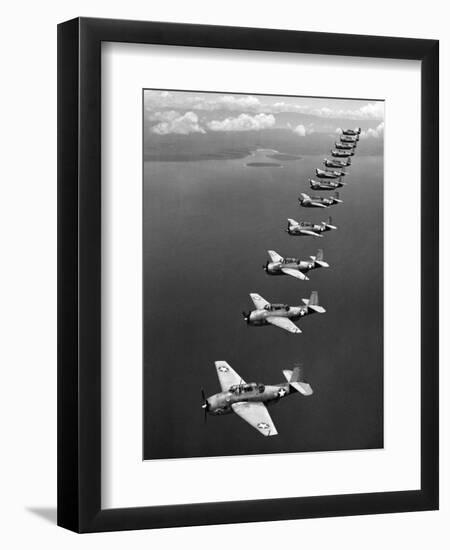 Avenger Bombers, 1943-null-Framed Premium Giclee Print