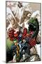 Avengers Academy No.12 Cover: Striker, Veil, Hazmat, Finesse, Mettle, and Reptil-Mike McKone-Mounted Poster