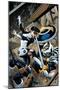 Avengers Academy No.9 Cover: Finesse and Task Master Fighting-Mike McKone-Mounted Poster