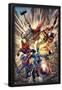 Avengers: Age of Ultron No.0.1 Cover: Captain America, Wolverine, Hawkeye, Spider-Man and Others-Bryan Hitch-Framed Poster