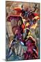 Avengers No.12.1: Iron Man, Ms. Marvel, Protector, and Thor-Bryan Hitch-Mounted Poster