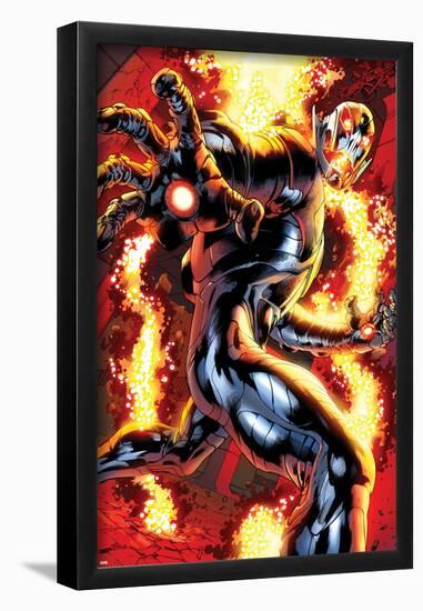 Avengers No.12.1: Ultron Running-Bryan Hitch-Framed Poster