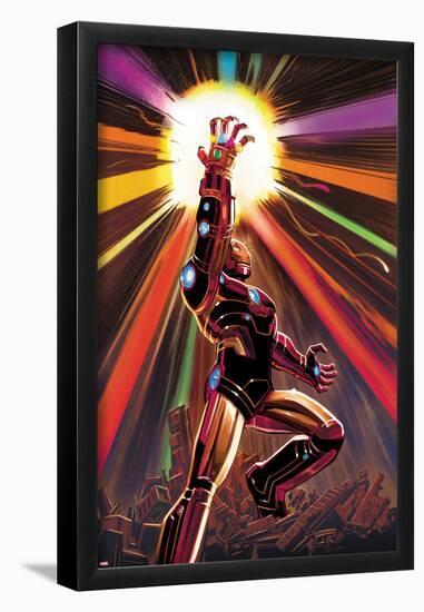 Avengers No.12 Cover: Iron Man-John Romita Jr^-Framed Poster